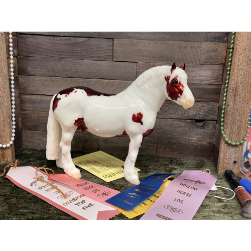 Breyer Custom Horse Traditional Georg Red Pinto King Of Hearts LSQ