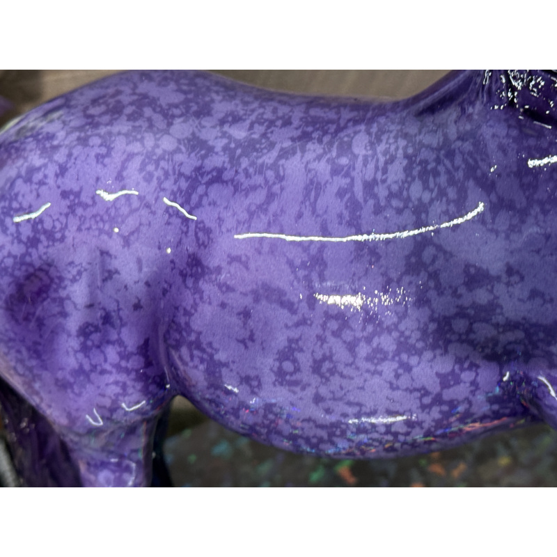 Breyer Custom Horse Traditional Georg Purple Resist Dapple Purple