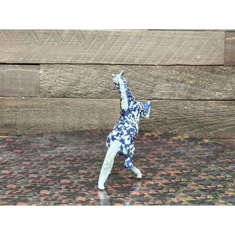 Breyer Custom Horse Stablemate Rearing Andy Wild Dapple Blue Copenhagen White Points