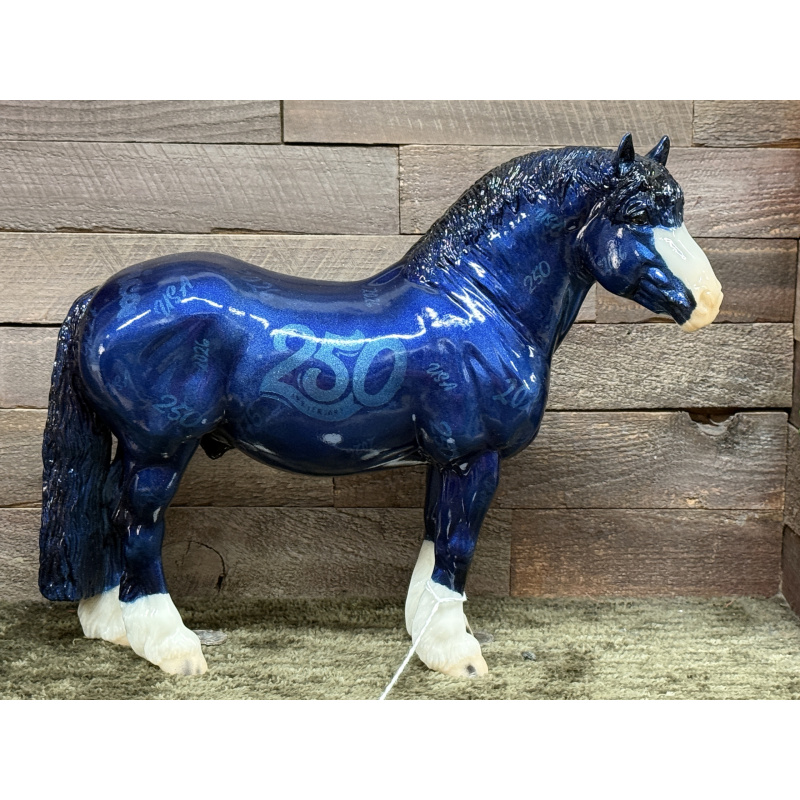 Breyer Custom Horse Traditional Blue Georg To USA Anniversary Of 250 Years