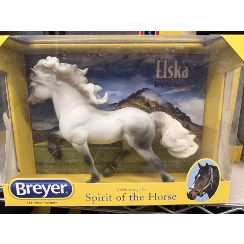 Breyer OF Model Horse Icelandic Dapple Grey Elska 2015 NIB