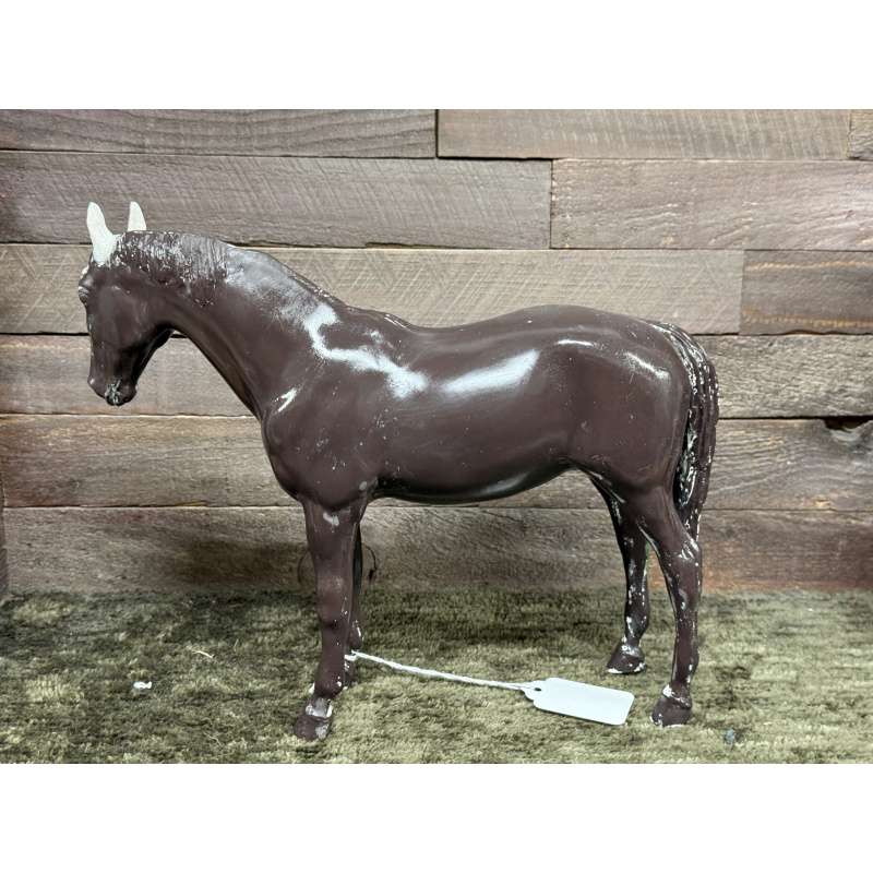 Breyer Custom Horse TB Mare Bare Plastic Chocolate Brown