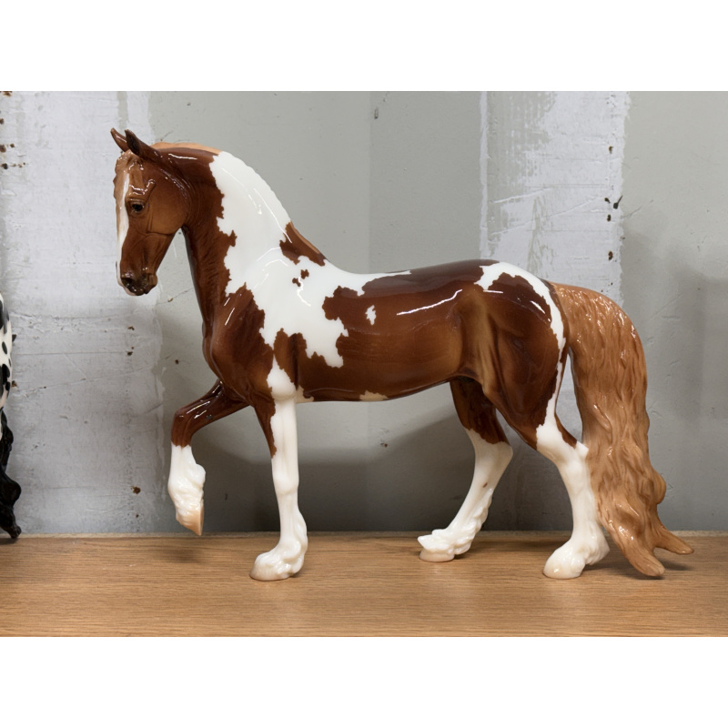 Breyer OF Model Horse BF Scandi Surprise GLOSSY Appy Bay Roan Gold Pinto Champagne