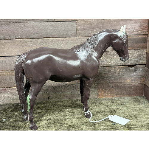 Breyer Custom Horse TB Mare Bare Plastic Chocolate Brown
