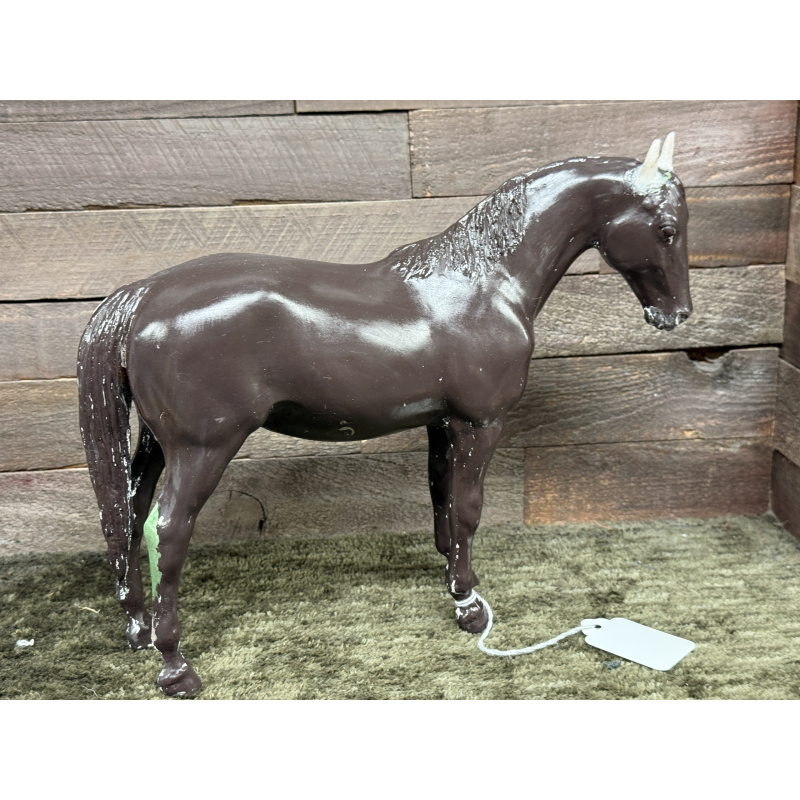 Breyer Custom Horse TB Mare Bare Plastic Chocolate Brown
