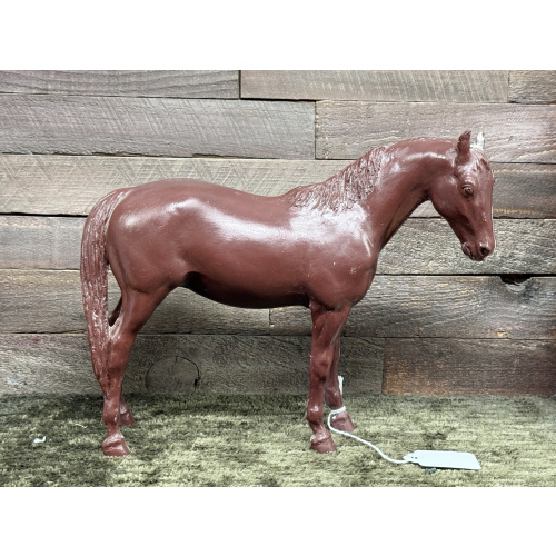 Breyer Custom Horse TB Mare Bare Plastic Red Brown