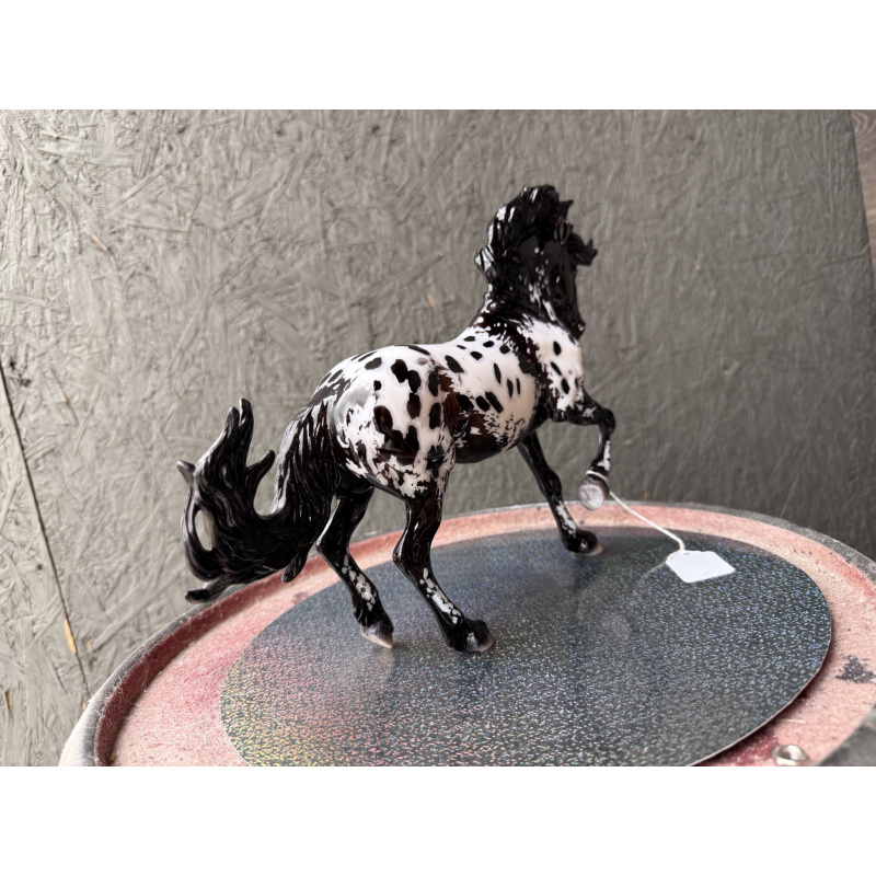Breyer Custom Model Horse Fireheart Black Bay Full Blanket Appaloosa