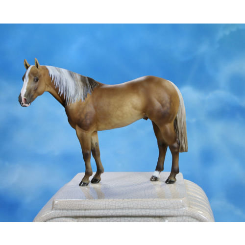 Dappled Palomino 1:18 scale Stock Horse 3dPrint