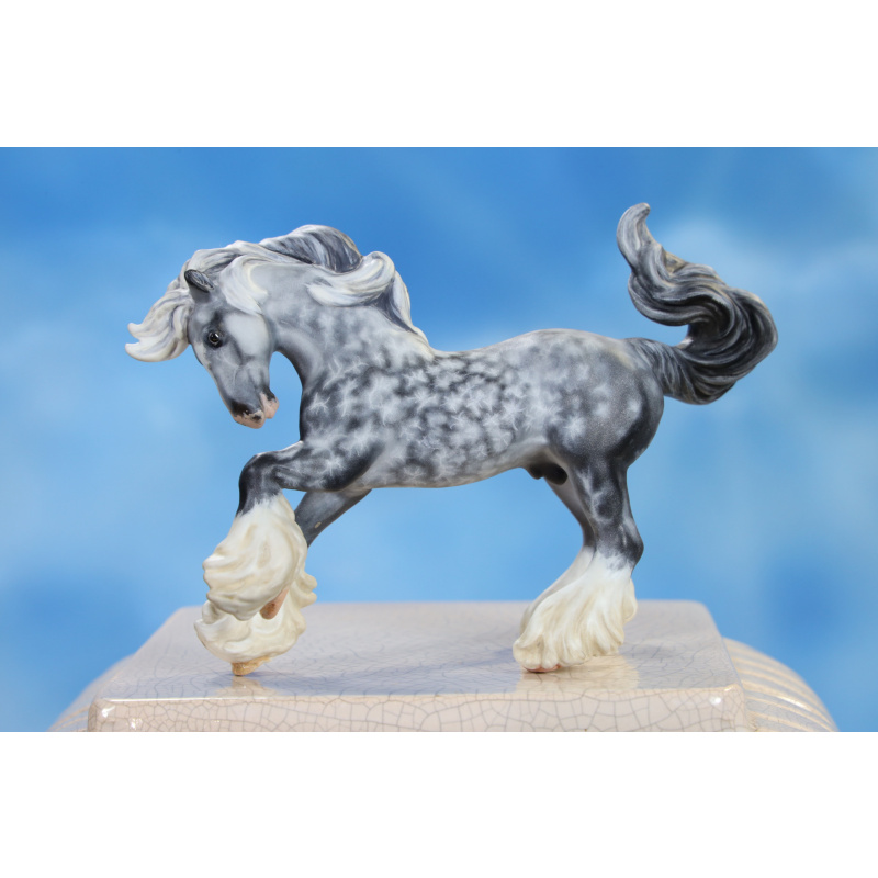 Custom Breyer Flashy Dapple Gray Stablemate Gypsy Vanner