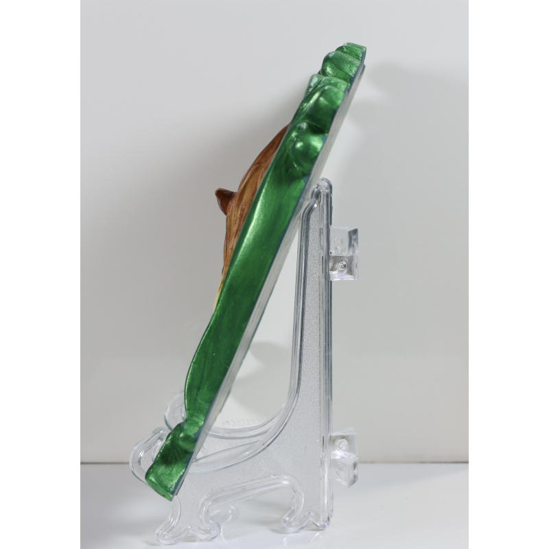 Gorgeous Chestnut with Shimmering Green Metallic Frame