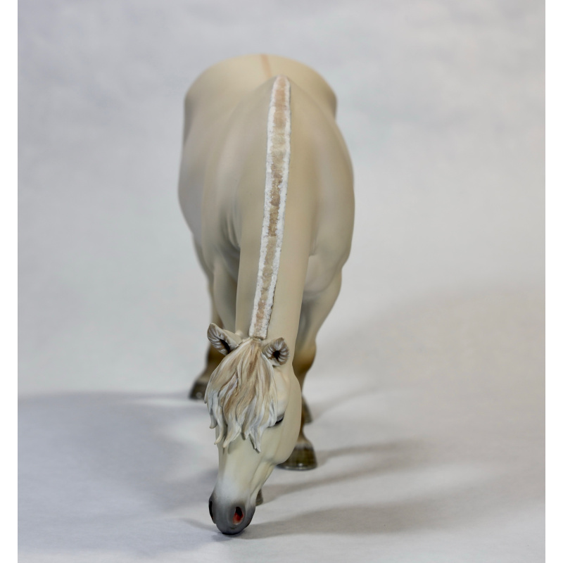 Traditional scale Norwegian Fjord Grazing Mare 3d Print “Gulblakk”