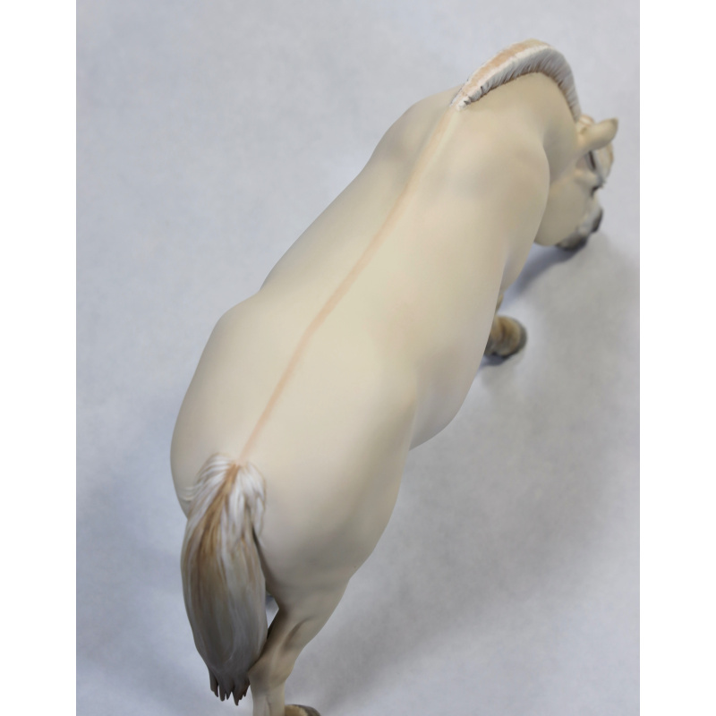 Traditional scale Norwegian Fjord Grazing Mare 3d Print “Gulblakk”