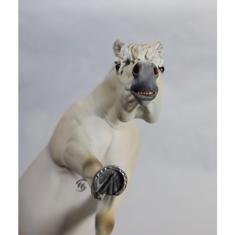 Traditional scale Norwegian Fjord Grazing Mare 3d Print “Gulblakk”