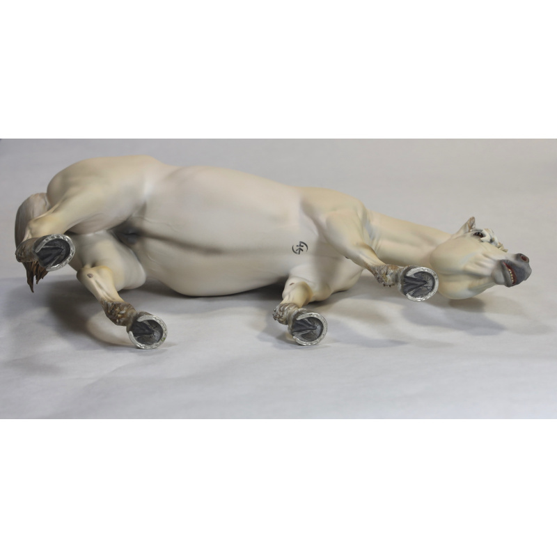 Traditional scale Norwegian Fjord Grazing Mare 3d Print “Gulblakk”