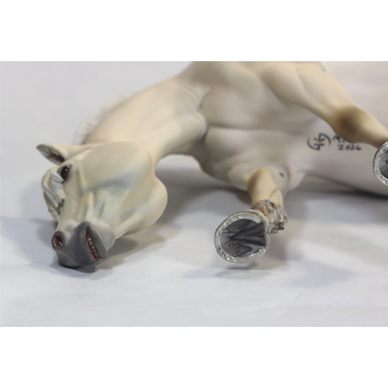Traditional scale Norwegian Fjord Grazing Mare 3d Print “Gulblakk”