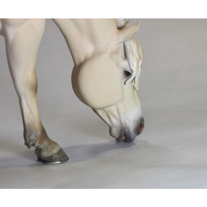 Traditional scale Norwegian Fjord Grazing Mare 3d Print “Gulblakk”
