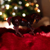 Hartland horse glossy red by Danielle Vanderpoole