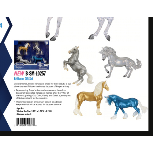 Breyer Horse preorder Brilliant stablemate set