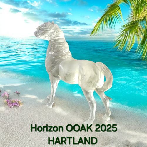 Hartland horse OOAK  Arabian crystal by Janice Flynn