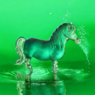 Hartland horse Mini green Nugget free shipping