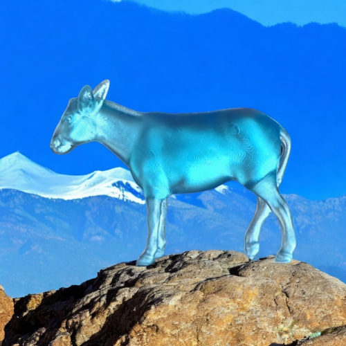Hartland horse Mini  Blue Donkey free shipping