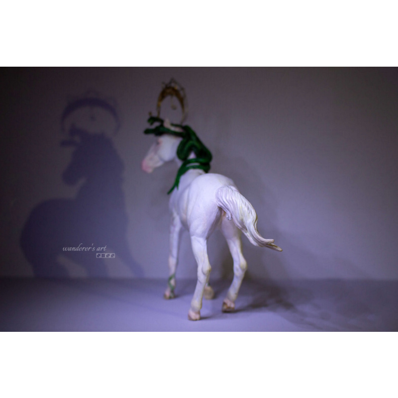 Medusa Fantasy Custom - CollectA Akhal Teke Mare