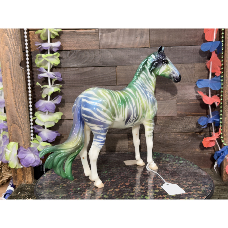 Breyer Custom Horse Traditional Paso Fino To Pearl Colored Zebra
