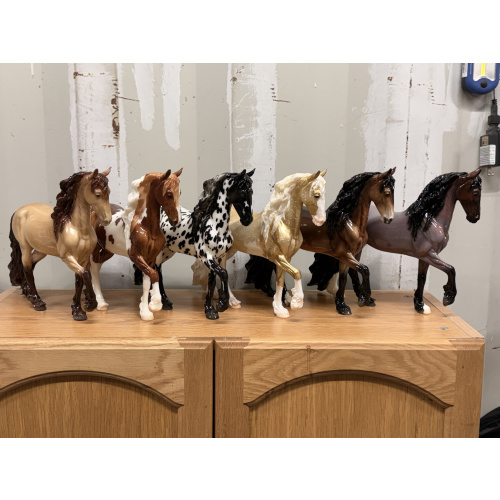 Breyer OF Model Horse BF Scandi Surprise GLOSSY Appy Bay Roan Gold Pinto Champagne