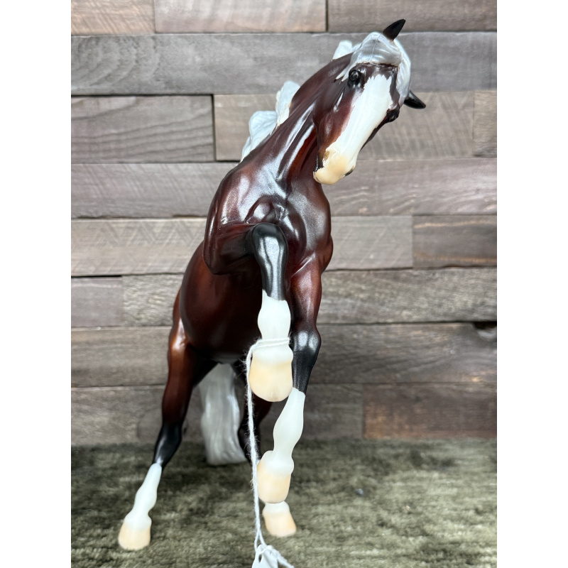 Breyer Custom Model Horse New Mold Carmen Done In Silver Bay