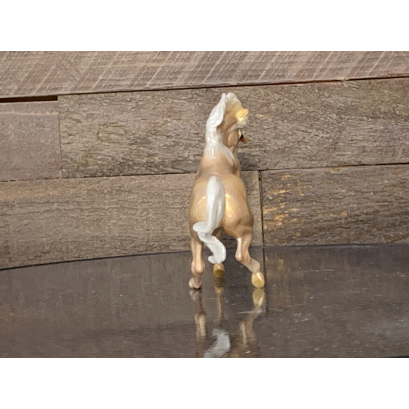 Breyer Custom Horse Croi Damsha  Custom Holographic Gold
