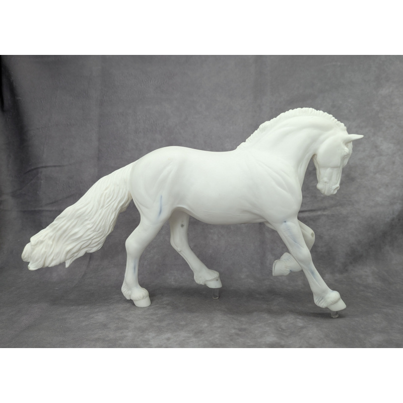 "Lieke" Friesian Mare Unpainted Resin