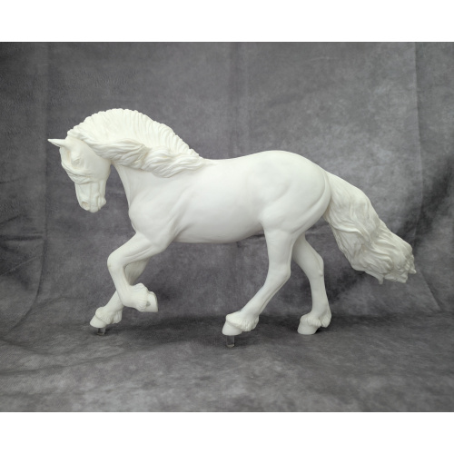 "Lieke" Friesian Mare Unpainted Resin