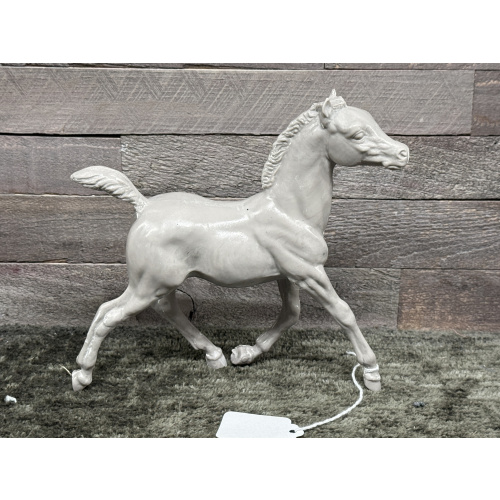 Breyer Stripped Horse Running Foal Greys Swirled Plastic