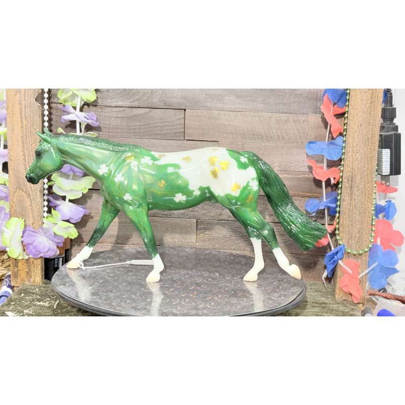 Breyer Custom Horse Traditional Shamrock Done On Roxy Appaloosa