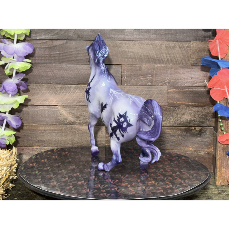 Breyer Custom Horse Traditional Croi Dampsha Halloween Scaredy Cat