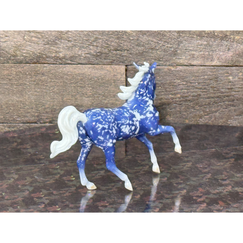 Breyer Custom Horse Stablemate Glossy Wild Dapple Glow Magnolia