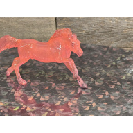Breyer Custom Horse Stablemate Glossy Mustang Clearware Coral Pink