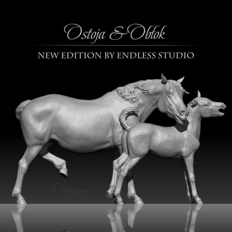 Ostoja & Oblok - Detailed 3D Print Hucul Pair