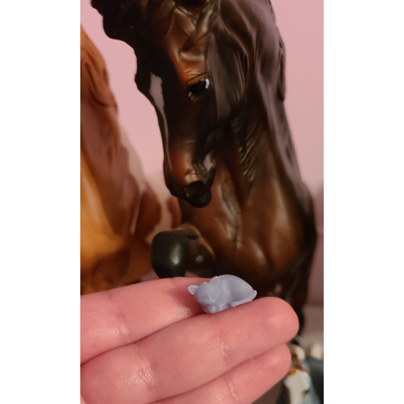 The Kiddens - Three 3D Printed Resin 1:9 Scale Kittens for Barns and Dioramas