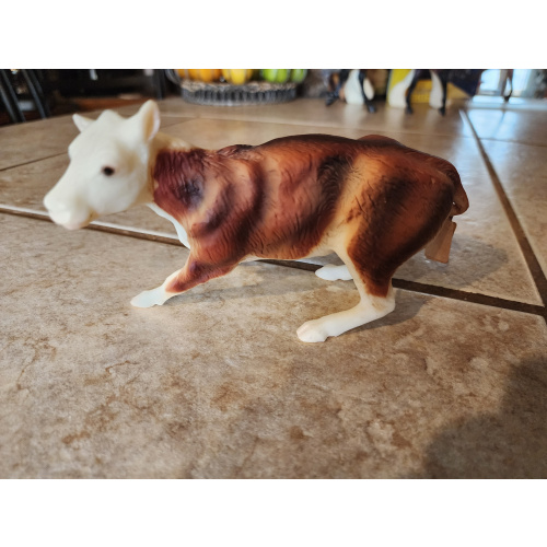 Red Cutting cow