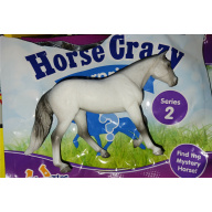 Breyer Stablemate white horse crazy