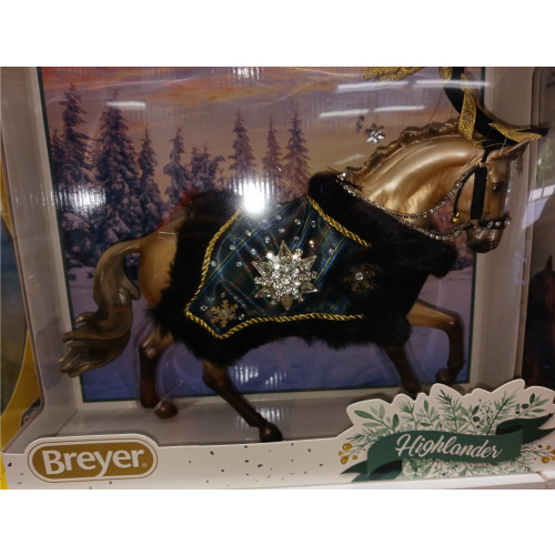 Breyer Highlander Christmas horse