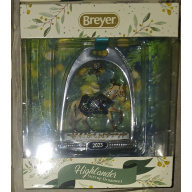Breyer Christmas Holiday ornament Highlander