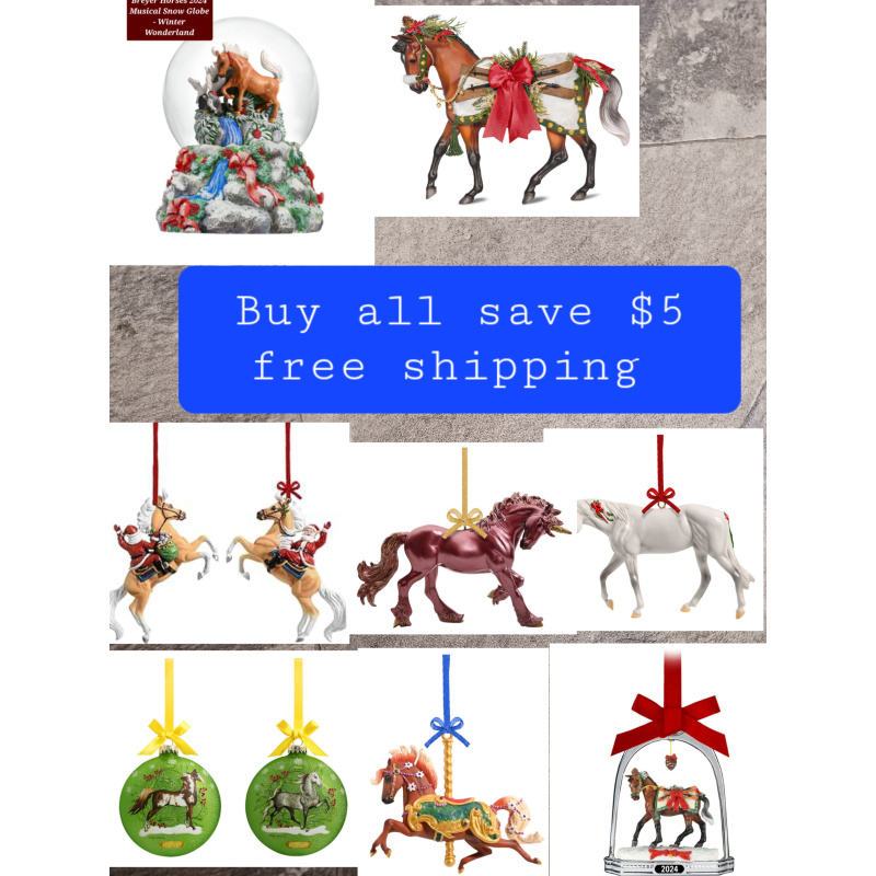 Breyer Christmas Holiday Bundle save $$ preorder