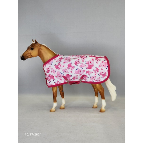 Pink Piggies Stable Blanket  SB0355