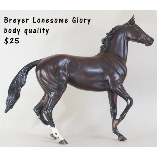 Breyer Lonesome Glory - body quality