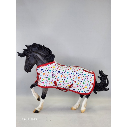Colorful Bubbles Stable Blanket   SB0361