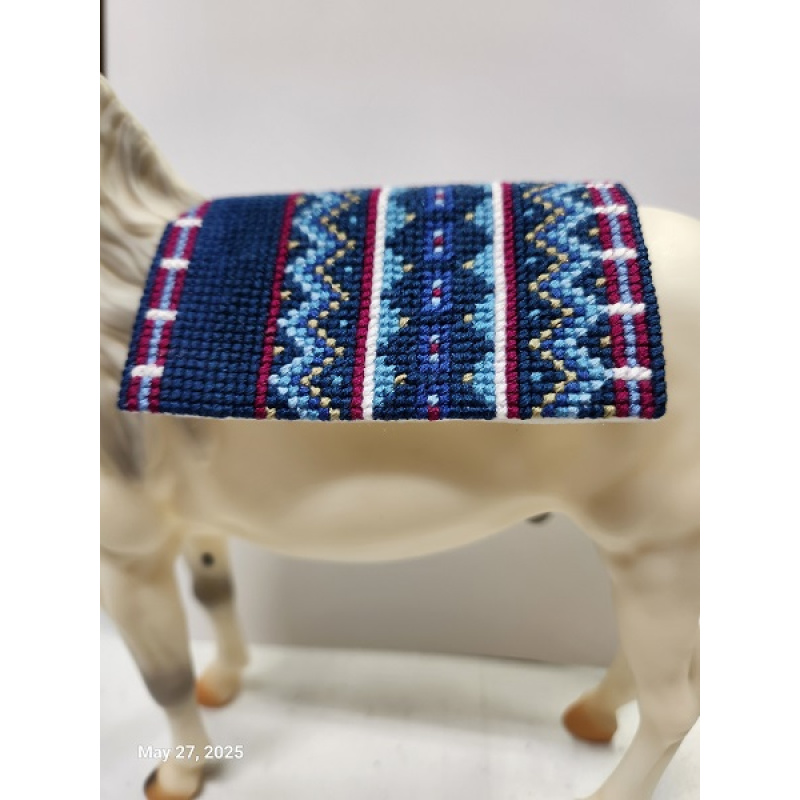 2 Cross Stitch Western Saddle Pads $37.00 each