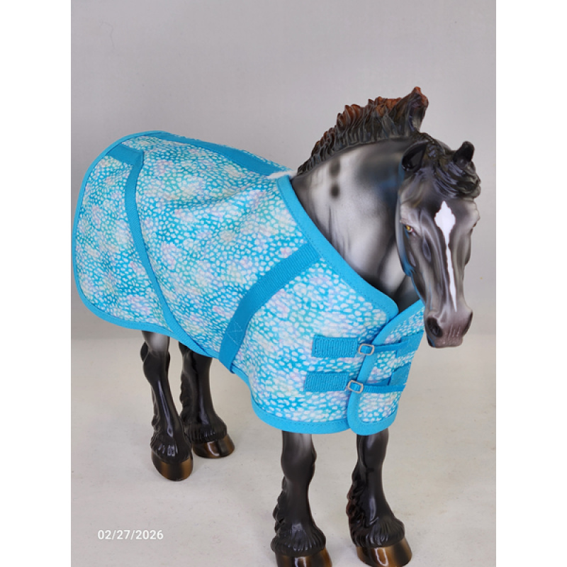 Turquoise Pebbles Stable Blanket  SB0411