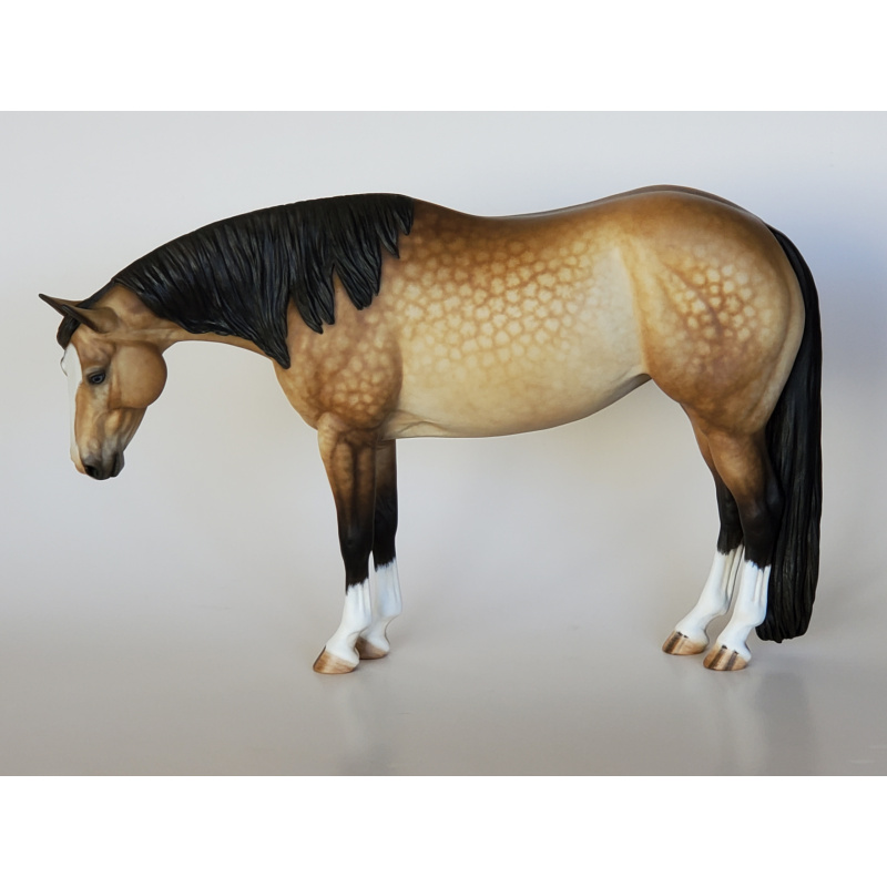 Traditional “Lola” Toasty Dappled Buckskin
